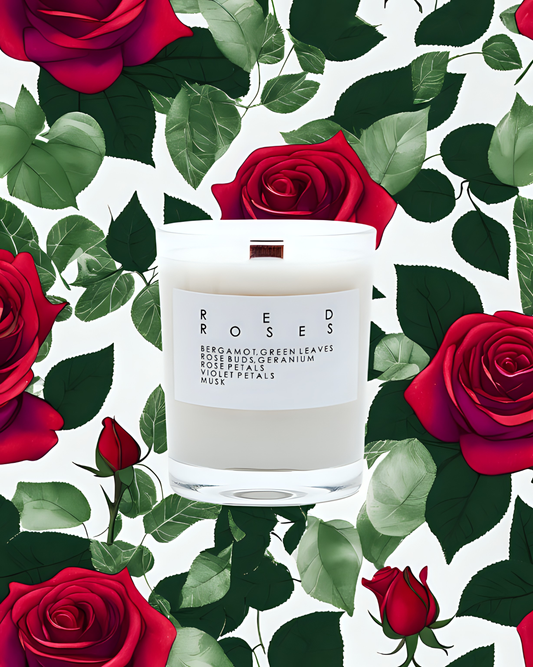 Red Roses (Jo Malone Type) - 7oz Glass Candle *Limited Release*