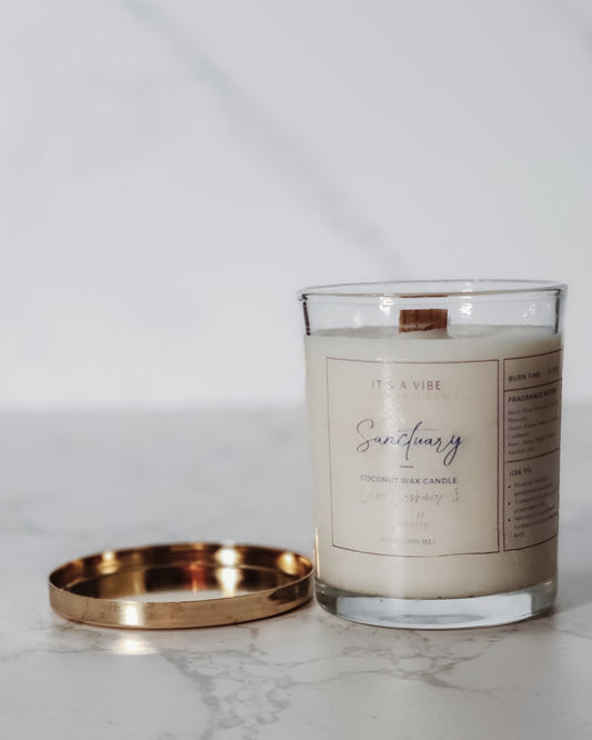 Sanctuary - 7 oz Luxury Glass Candle