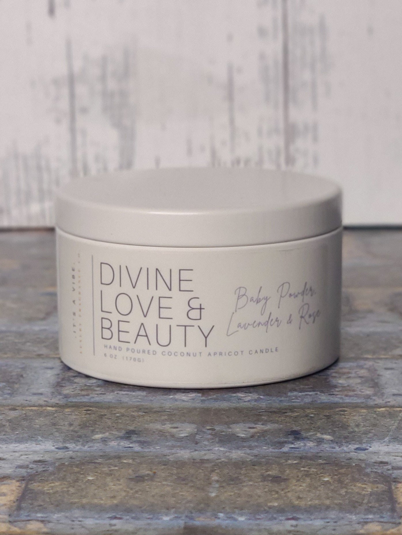 Divine Love & Beauty - Luxury Travel Candle