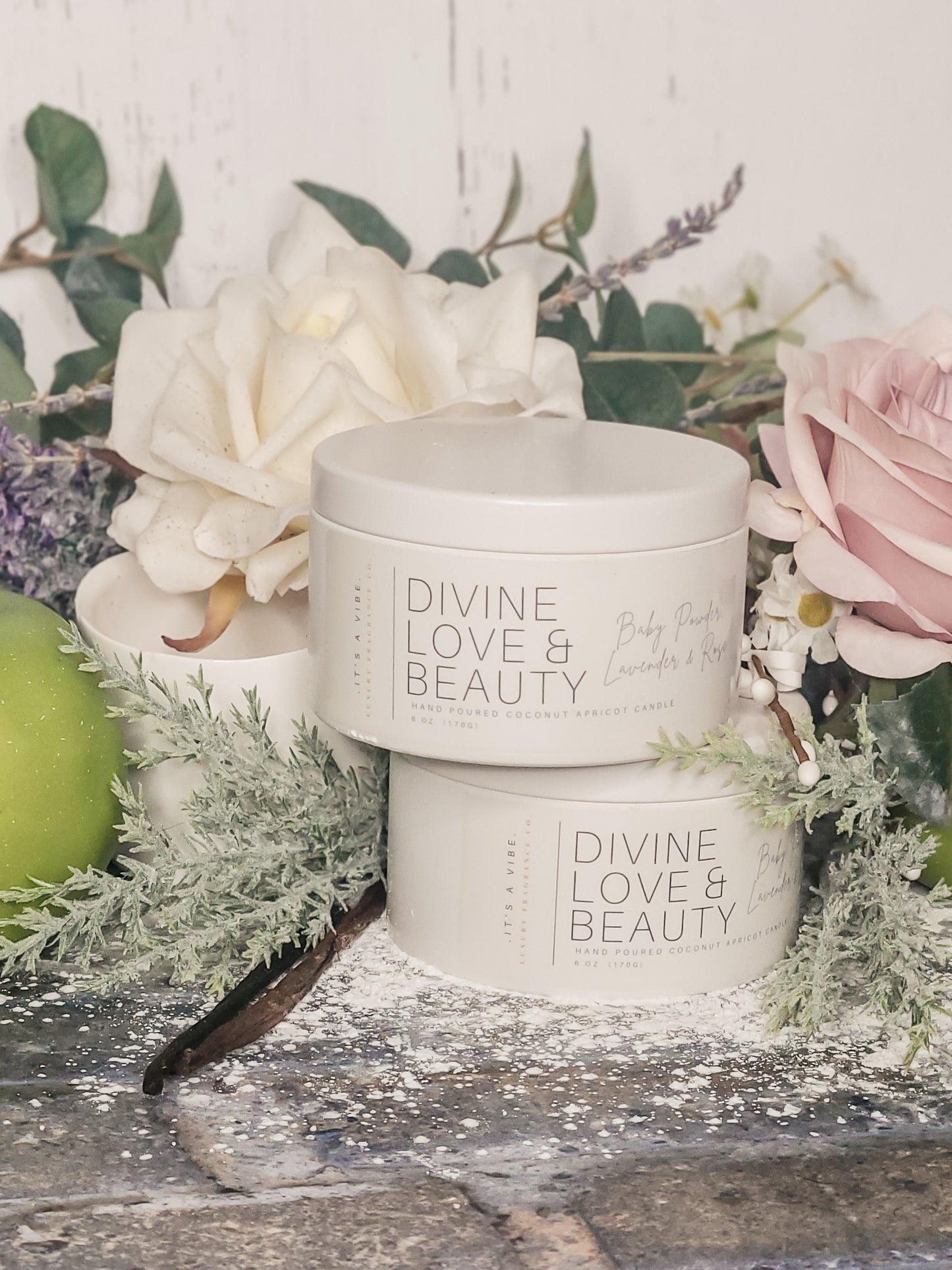 Divine Love & Beauty - Luxury Travel Candle