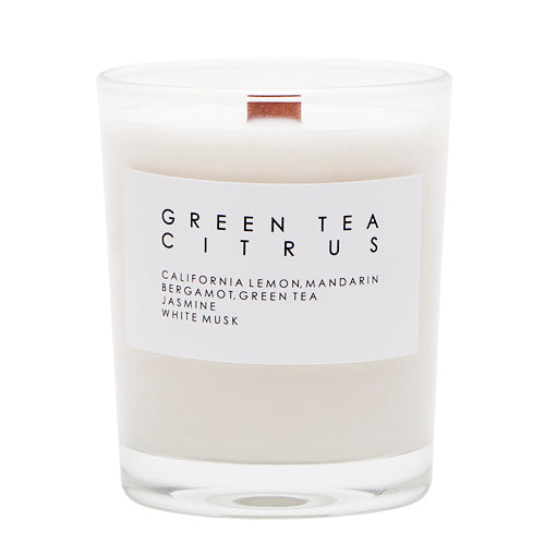 Green Tea Citrus - 7oz Glass Candle *Limited Release*